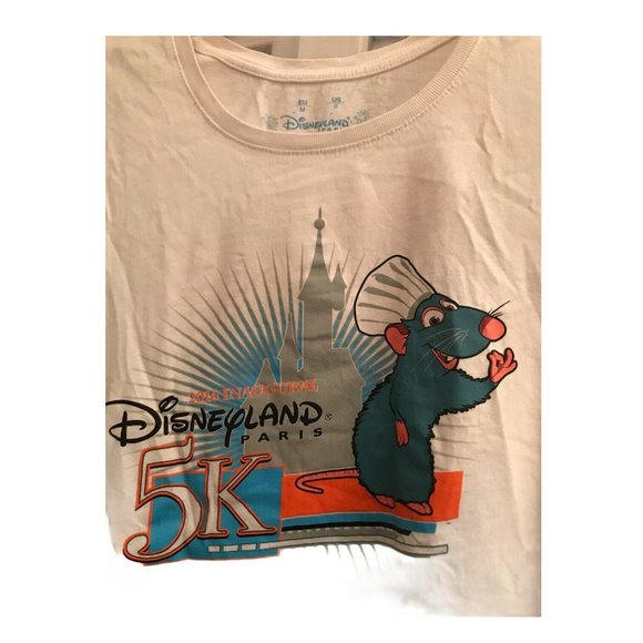 Disneyland Paris 2016 5K Race Small White T Shirt - Picture 2 of 3